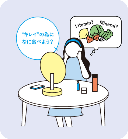“キレイ”の為になに食べよう？
